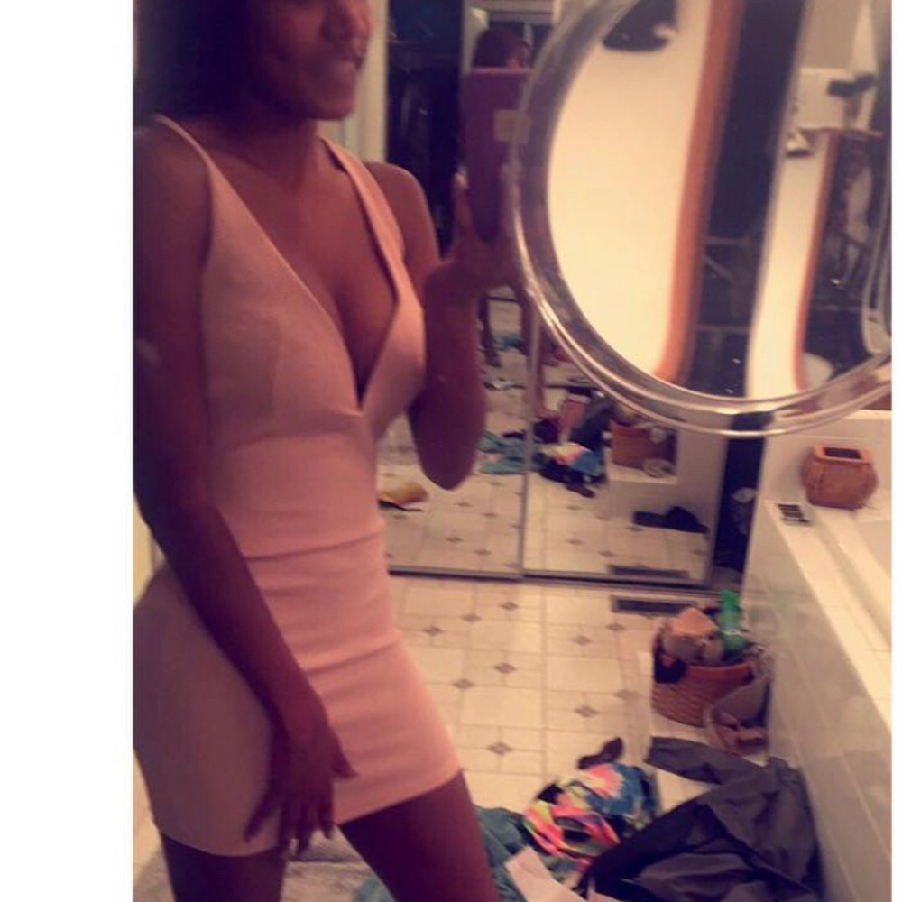 Light pink party dress